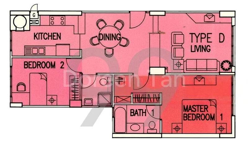 2 Bed Condo for Rent in  Tiara - Image 4